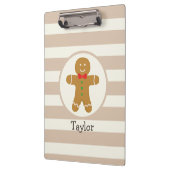 クリスマスジンジャーブレッドマン クリップボード (左)