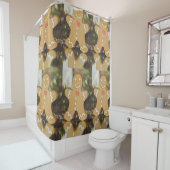 クリスマスジンジャーブレッドマン シャワーカーテン (インサイチュ)