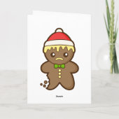 クリスマスジンジャーブレッドマン シーズンカード (裏面)