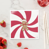 クリスマスジンジャーブレッドマン スタンダードランチョンナプキン (インサイチュ)