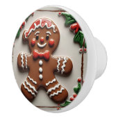 クリスマスジンジャーブレッドマン セラミックノブ (右)