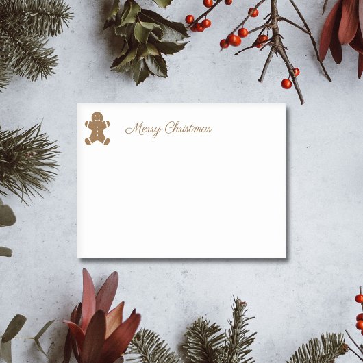 クリスマスジンジャーブレッドマン ポストイット