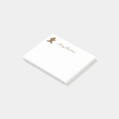 クリスマスジンジャーブレッドマン ポストイット (アングル)