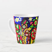 クリスマスジンジャーブレッド城 カフェラテマグ (左アングル)