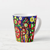 クリスマスジンジャーブレッド城 カフェラテマグ (右アングル)