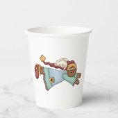 クリスマスジンジャーブレッド天使 紙コップ (正面)