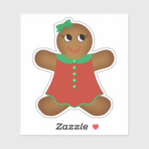 クリスマスジンジャーブレッド女性コンター