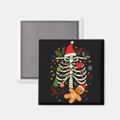 クリスマスジンジャーブレッド妊娠発表マミー マグネット (正面/裏面)