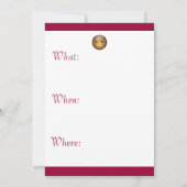 クリスマスジンジャーブレッド招待状 招待状 (裏面)