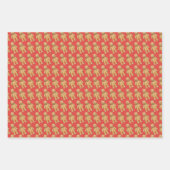 クリスマスジンジャーブレッド – 包装紙シート ラッピングペーパーシート (正面)