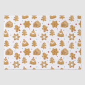 クリスマスジンジャーブレッドCookieのおもしろいパタモダンーン 薄葉紙 (正面)