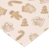 クリスマスジンジャーブレッドCookieキャンディカン テーブルクロス (アングル)