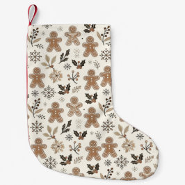 クリスマスジンジャーブレッドCookie スモールクリスマスストッキング