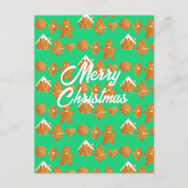 クリスマスジンジャーブレッドCookie ポストカード