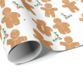 クリスマスジンジャーブレッドCookie ラッピングペーパー (ロールコーナー)