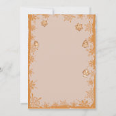 クリスマスジンジャーブレッ飾ドハウスのパーティー 招待状 (裏面)