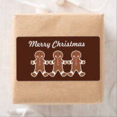 クリスマスジンジャーブレーベル ラベル (インサイチュ)