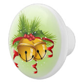 クリスマスジンルベルキャビネット – 引き出しノブ セラミックノブ (右)