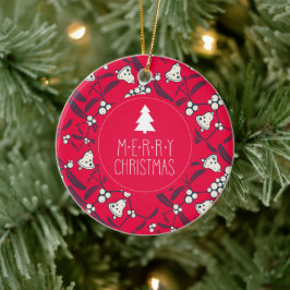 クリスマスジンルベルズジョイセグメントコレクション セラミックオーナメント