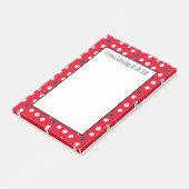 クリスマスジンルベルパーソナライズされたズのポストイットノート ポストイット (アングル)