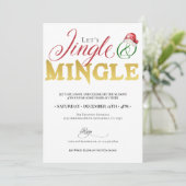 クリスマスジンルミングルクリスマスホリデーシーズンパーティー 招待状 (スタンド正面)