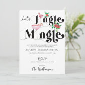 クリスマスジンルミングルクリスマスホリデーシーズンパーティー 招待状 (スタンド正面)