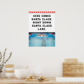 クリスマススイミング ポスター (キッチン)