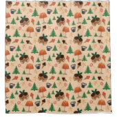 クリスマススイーツ シャワーカーテン (正面)