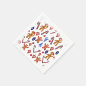 クリスマススイーツ スタンダードカクテルナプキン (角)