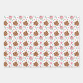 クリスマススイーツ ラッピングペーパーシート (正面3)