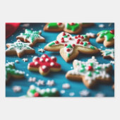 クリスマススイーツ ラッピングペーパーシート (正面3)