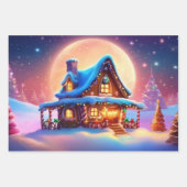 クリスマススイーツ ラッピングペーパーシート (正面2)