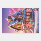 クリスマススイーツ ラッピングペーパーシート (正面)