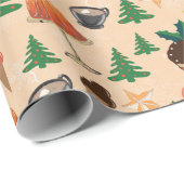 クリスマススイーツ ラッピングペーパー (ロールコーナー)