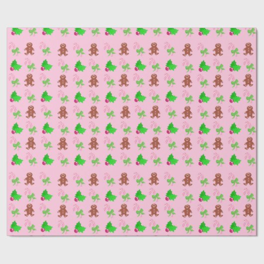 クリスマススイーツ ラッピングペーパー (シーム)