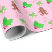 クリスマススイーツ ラッピングペーパー (ロールコーナー)