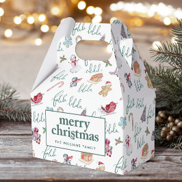 クリスマススイーツ&雪だるま フェイバーボックス