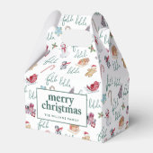 クリスマススイーツ&雪だるま フェイバーボックス (裏面サイド)