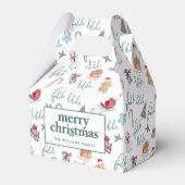 クリスマススイーツ&雪だるま フェイバーボックス (正面サイド)