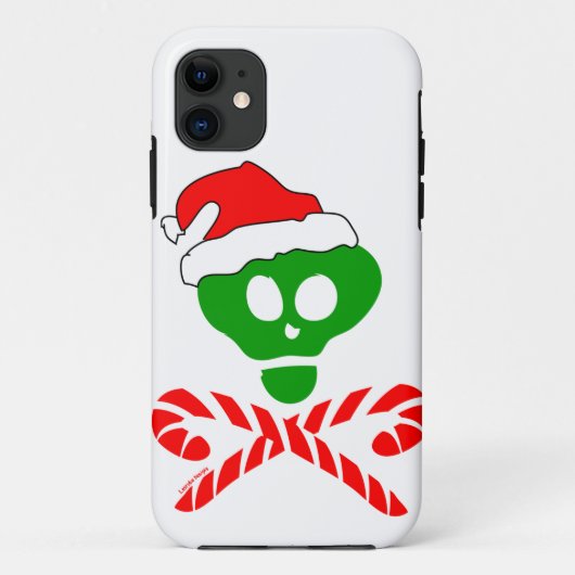クリスマススカルクロスボーン Case-Mate iPhoneケース (裏面)