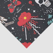 クリスマススカルティッシュペーパー 薄葉紙 (詳細)