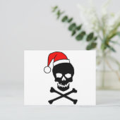 クリスマススカルブラック シーズンポストカード (スタンド正面)
