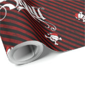 クリスマススカル ラッピングペーパー (ロールコーナー)
