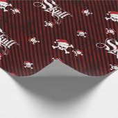 クリスマススカル ラッピングペーパー (角)