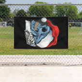 クリスマススカル 横断幕 (インサイチュ)