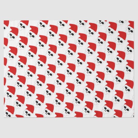 クリスマススカル 薄葉紙 (正面)