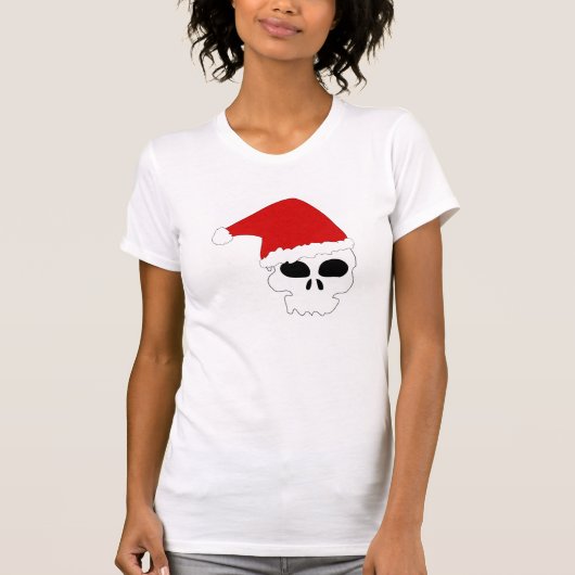 クリスマススカル Tシャツ (正面)
