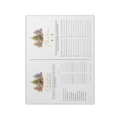 クリスマススキャッタリーAからZ催涙ゲ遠くにーム ノートパッド (回転)