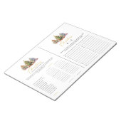 クリスマススキャッタリーAからZ催涙ゲ遠くにーム ノートパッド (アングル)