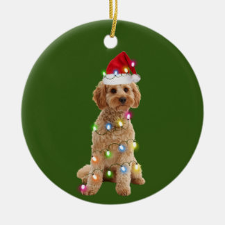 クリスマススキャフツアンタハット付きコックポー セラミックオーナメント
